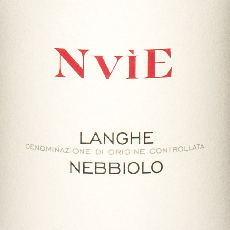 Etichetta Nvie - Langhe D.O.C. Nebbiolo